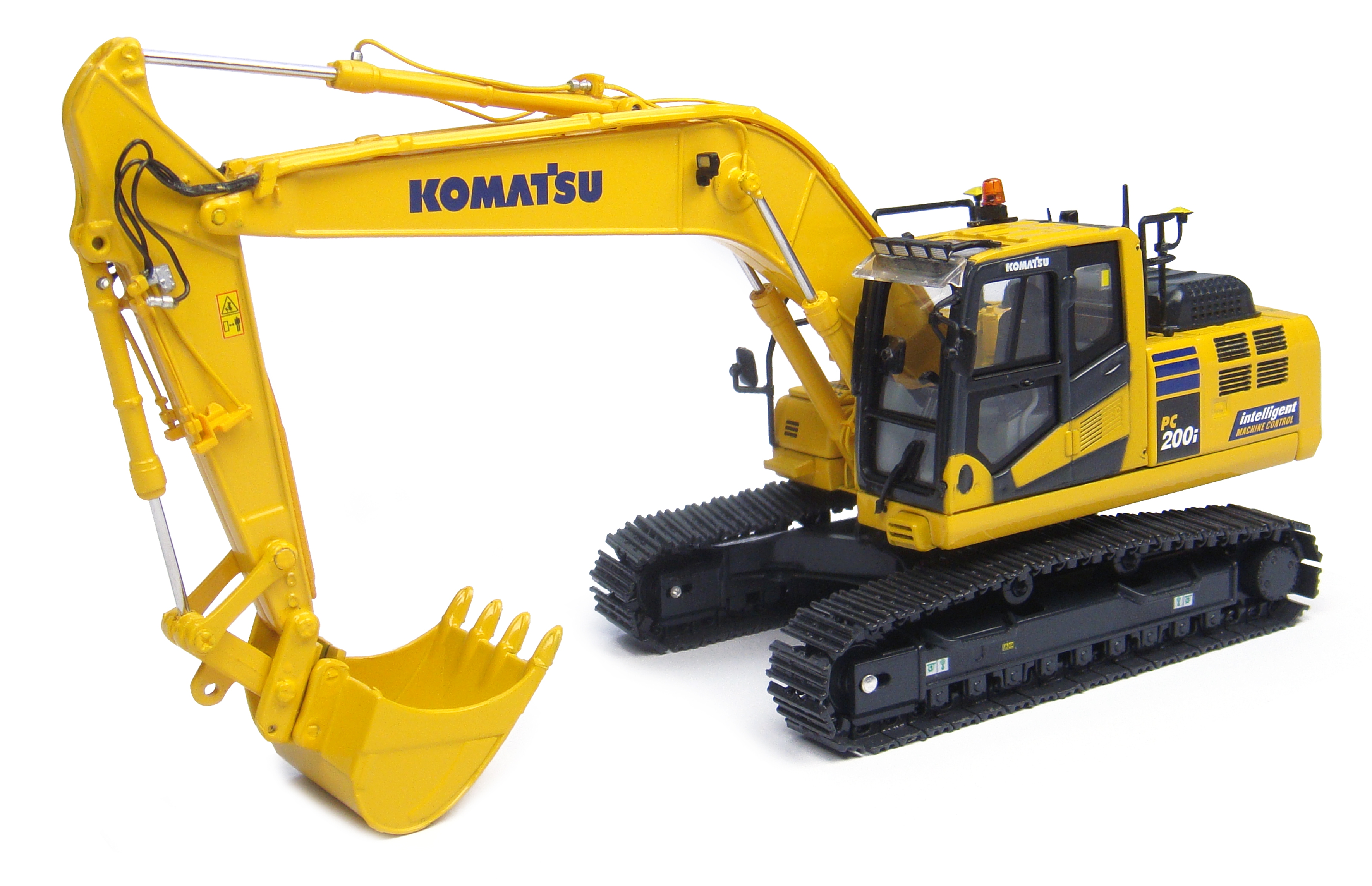 Komatsu PC200i-10 Tracked Excavator "Intelligent Machine Control" IMC Japanese Edition 1/50 Diecast Model by Universal Hobbies