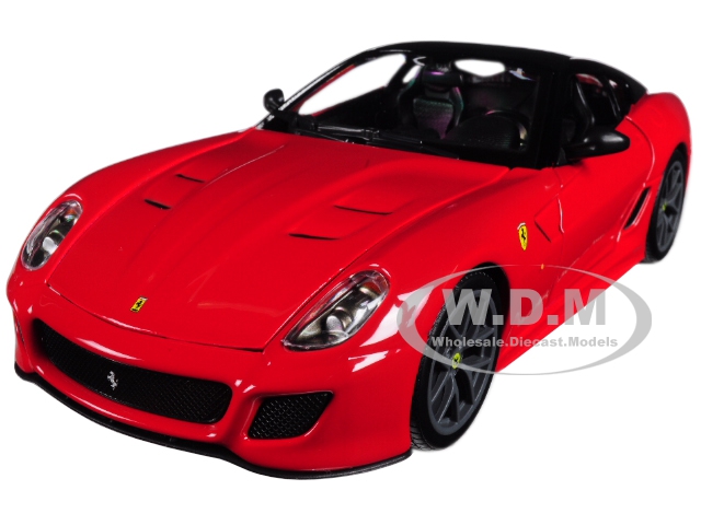 Image of Ferrari 599 GTO Red with Black Top 1/24 Diecast Model Car by Bburago