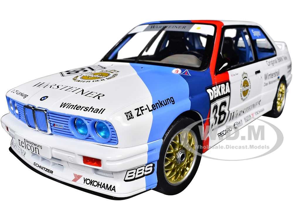 BMW E30 M3 #36 Steve Soper DTM (Deutsche Tourenwagen Meisterschaft) (1989) Competition Series 1/18 Diecast Model Car by Solido