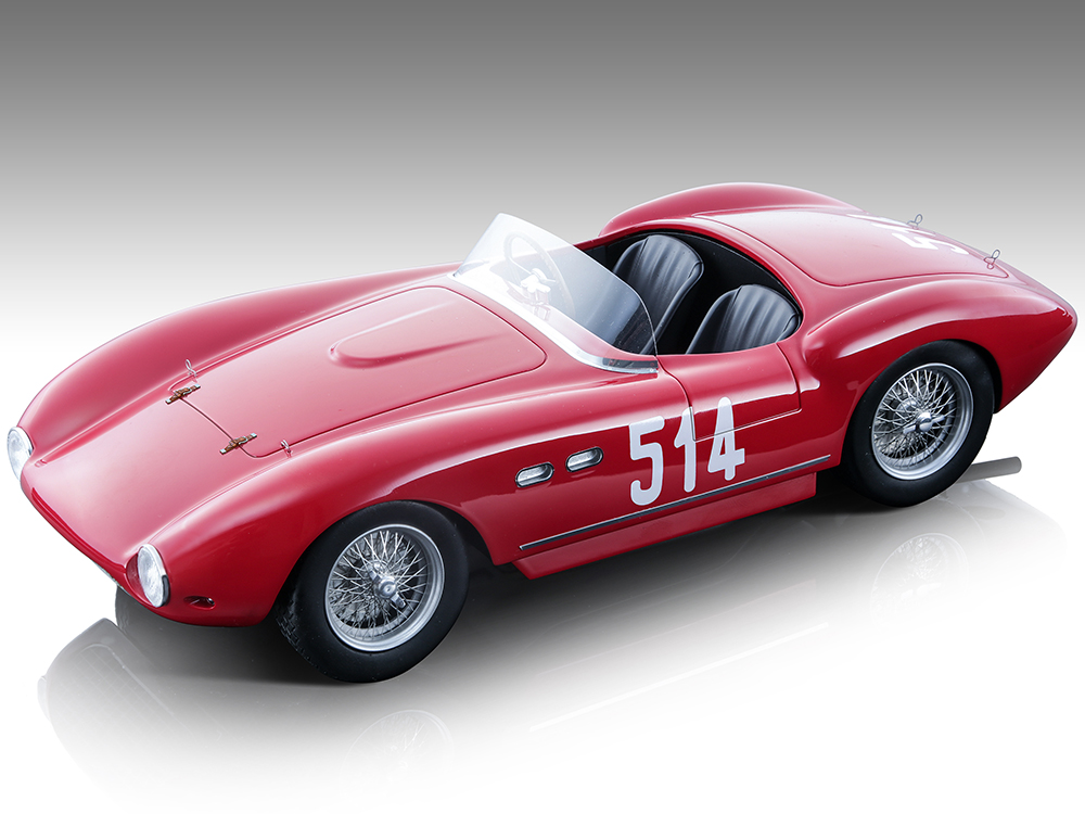 Ferrari 735S-166MM Spyder #514 Alberico Cacciari - Bill Mason Mille Miglia (1953) Limited Edition to 70 pieces Worldwide 1/18 Model Car by Tecnomodel