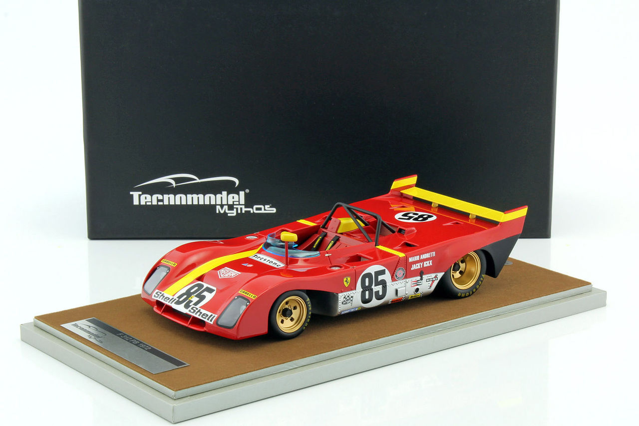 Ferrari 312 Pb 85 1972 Winner Watkins Glen Mario Andretti / Jacky Ickz Limited Edition To 150pcs 1/18 Model Car By Tecnomodel