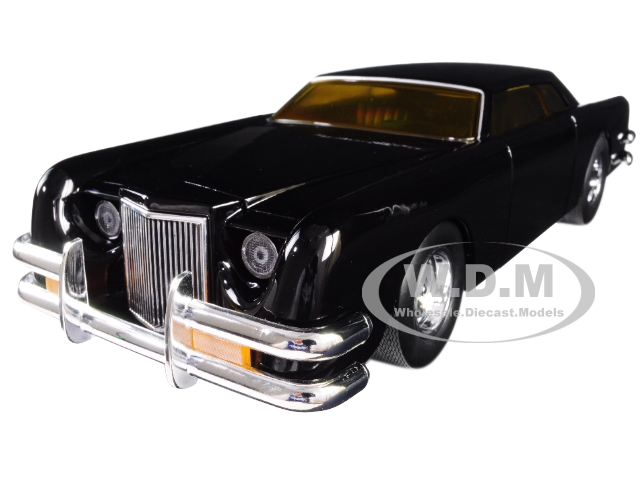 Image of The Barris Car Black Sparkle 1/18 Diecast Model Car by Autoworld