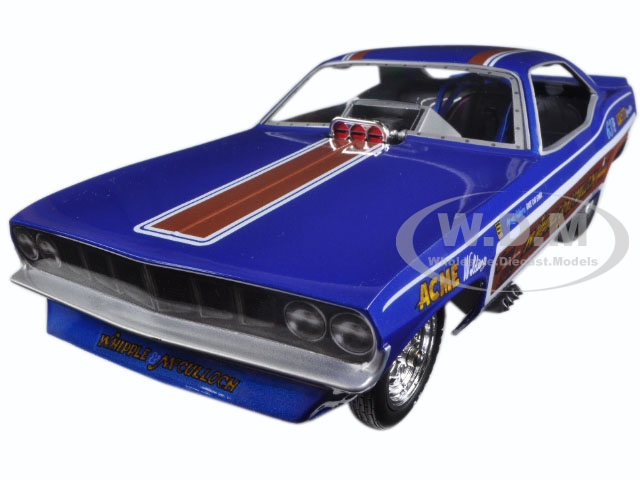 Whipple & Mccullough 1971 Plymouth Cuda Funny Car (ed Mccullough) Limited Edition To 750pcs 1/18 Model Car By Autoworld
