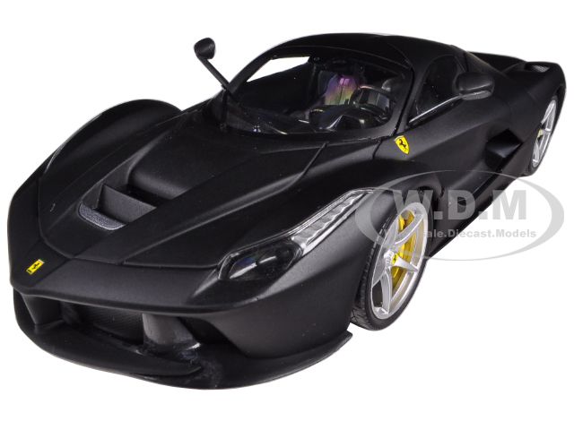 Ferrari Laferrari F70 Hybrid Matt Black 1/18 Diecast Car Model By Hotwheels