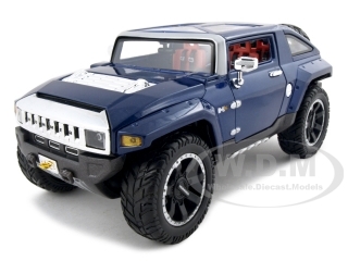Hummer HX Concept Blue 1/18 Diecast Model Car by Maisto