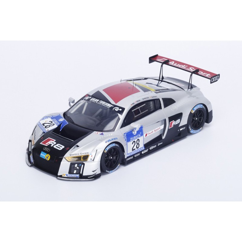 Audi R8 Lms 28 Winner 24h Nurburgring 2015 C. Mies E. Sandstrom / N. Mueller / L. Vanthoor Limited To 500 Pc 1/18 Model Car By Spark
