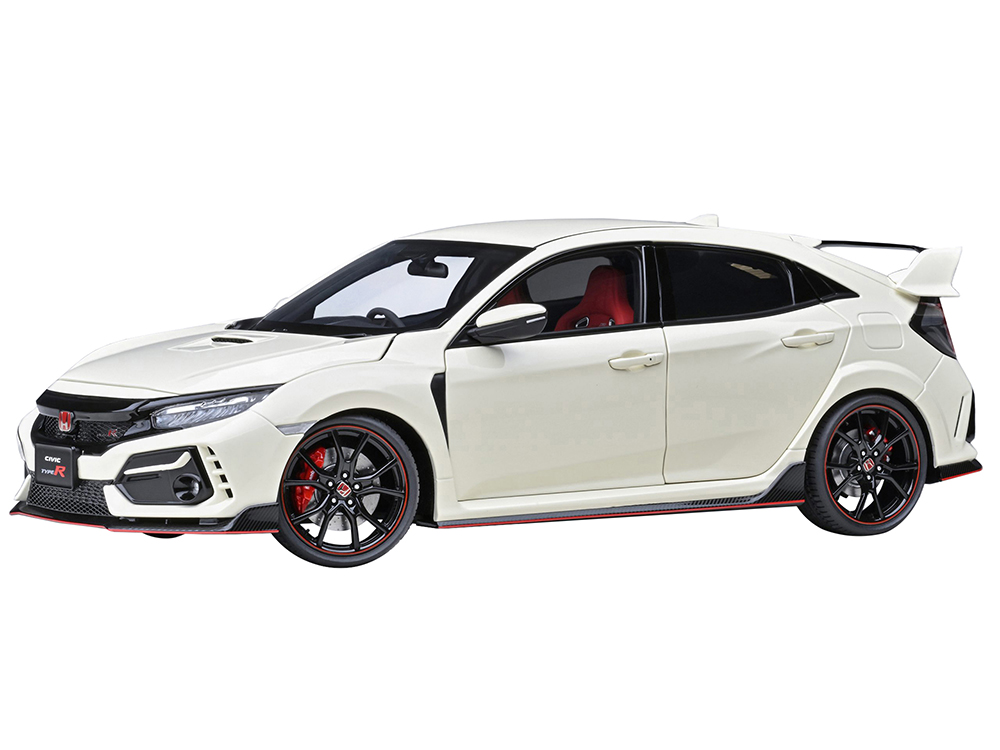 2021 Honda Civic Type R (FK8) RHD (Right Hand Drive) Championship White 1/18 Model Car by Autoart