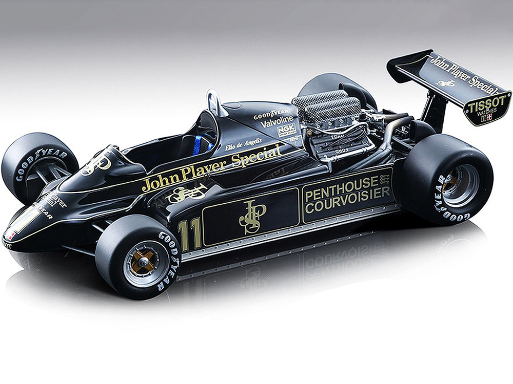 Lotus 91 F1 #11 Elio de Angelis John Player Special Formula One F1 Monaco GP (1982) Mythos Series Limited Edition to 155 pieces Worldwide 1/18 Model Car by Tecnomodel