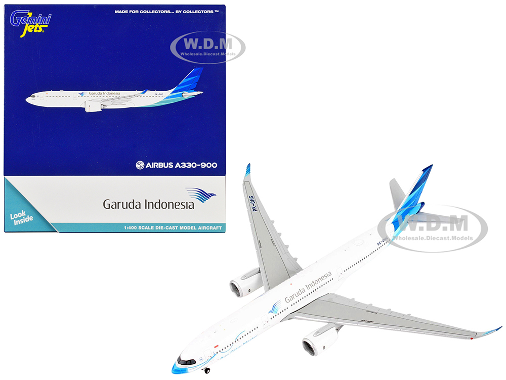 Airbus A330-900 Commercial Aircraft "Garuda Indonesia - Ayo Pakai Masker" White with Blue Tail 1/400 Diecast Model Airplane by GeminiJets