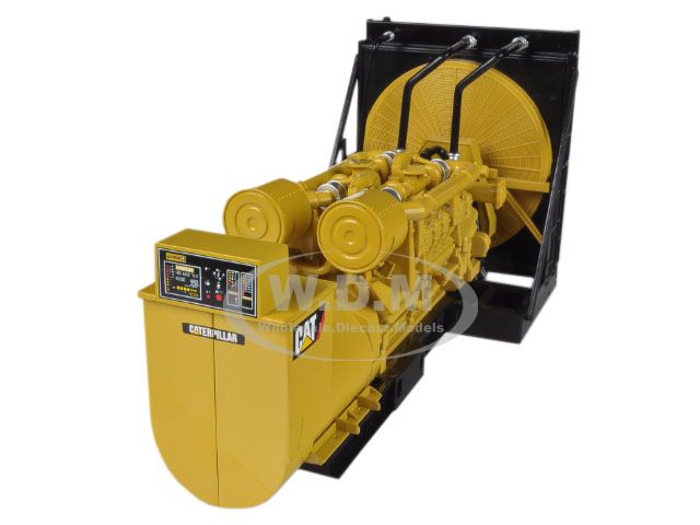 CAT Caterpillar 3516B Engine Generator 3-Piece SET - Set Contains a Cat Engine Cat SR4B Generator and Cat EMCPII Control Panel 1/25 Diecast Model by Norscot CAT Caterpillar 3516B Engine Generator 3-Piece SET - Set Contains a Cat Engine Cat SR4B Generator and Cat EMCPII Control Panel 1/25 Diecast Model by Norscot
