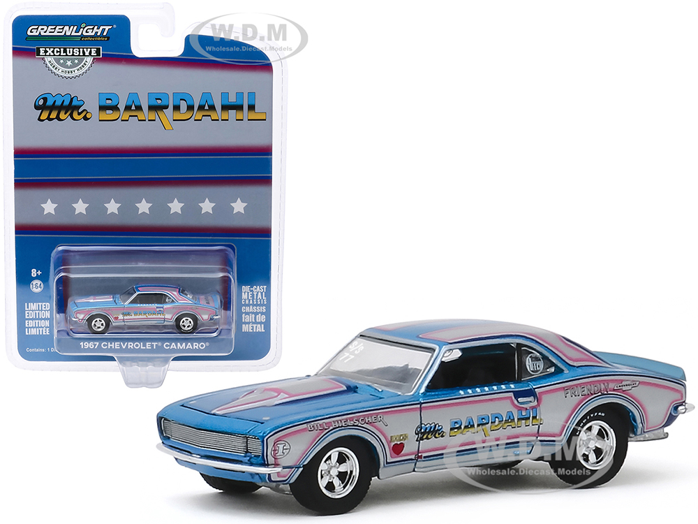 Image of 1967 Chevrolet Camaro (Bill Hielschers) "Mr. Bardahl" "Hobby Exclusive" 1/64 Diecast Model Car by Greenlight