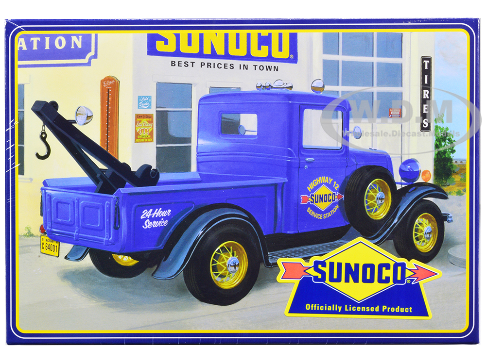 Skill 2 Model Kit 1934 Ford Pickup Truck "Sunoco" 3 in 1 Kit 1/25 Scale Model by AMT