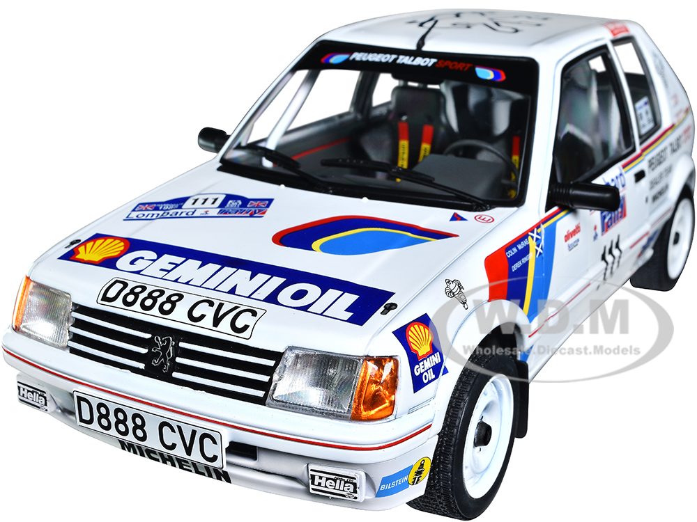 Peugeot 205 GTI 111 Colin McRae - Derek Ringer "Lombard RAC Rally" (1988) "Competition" Series 1/18 Diecast Model Car by Solido