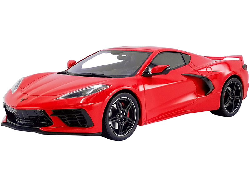 Image of 2020 Chevrolet Corvette Stingray C8 Torch Red "USA Exclusive" Series 1/18 Model Car by GT Spirit for ACME