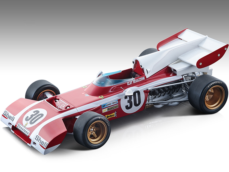 Ferrari 312 B2 #30 Clay Regazzoni Formula One F1 Belgium GP (1972) Mythos Series Limited Edition to 170 pieces Worldwide 1/18 Model Car by Tecnomodel
