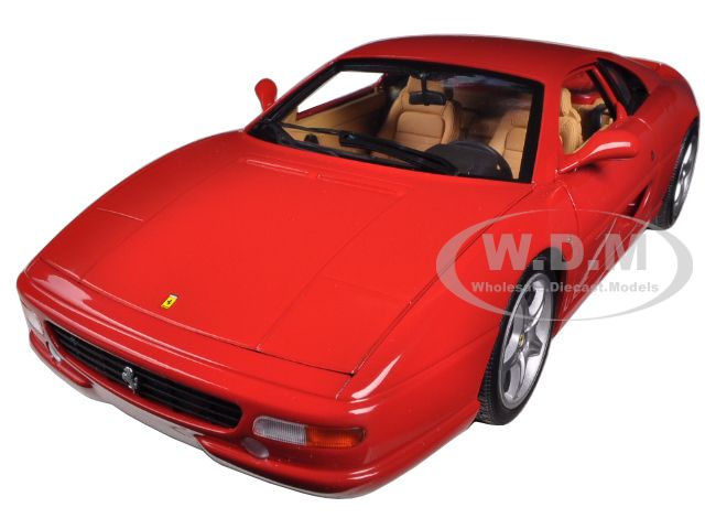 Image of Ferrari F355 Berlinetta Coupe Red 1/18 Diecast Car Model by Hotwheels