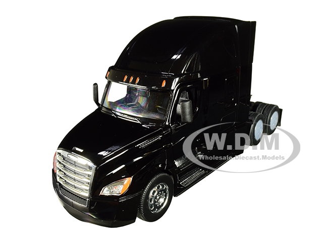 Freightliner Cascadia Truck Black "transporter" 1/32 Diecast Model By Welly