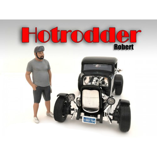 Image of "Hotrodders" Robert Figure For 124 Scale Models by American Diorama