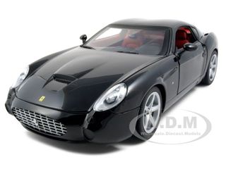 Ferrari 575 Gtz Zagato Black 1/18 Diecast Model Car By Hotwheels