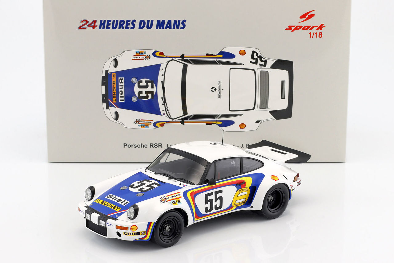 Porsche 911 Rsr 55 24 Hours Le Mans C. Ballot Lena - J. Bienvenue 1/18 Model Car By Spark