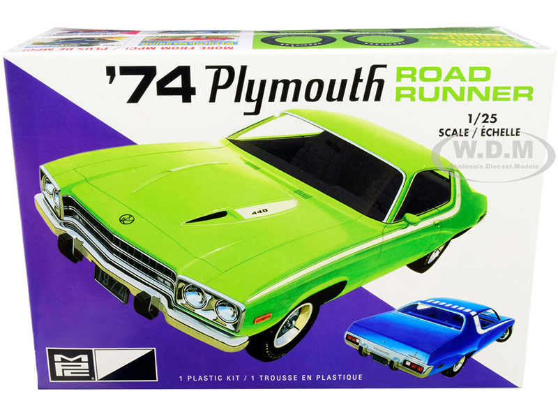 Skill 2 Model Kit 1974 Plymouth Road Runner 1/25 Scale Model by MPC