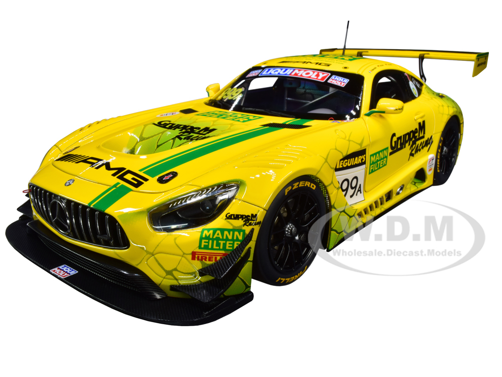 Image of Mercedes AMG GT3 999A M. Buhk - R. Marciello - M. Goetz Team Gruppe M Racing Bathurst 12 Hour (2019) 1/18 Model Car by Autoart