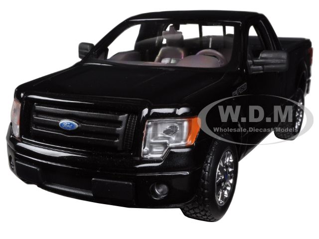 Ford F-150 STX Pickup Truck Black 1/27 Diecast Model by Maisto