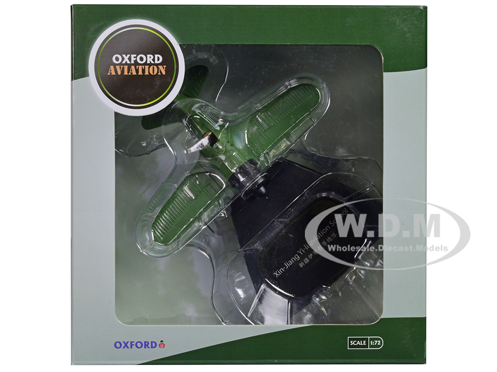 Polikarpov I-16 Fighter Aircraft Xin-Jiang Yi-li Aviation School Republic of China Air Force Oxford Aviation Series 1/72 Diecast Model Airplane by Oxford Diecast