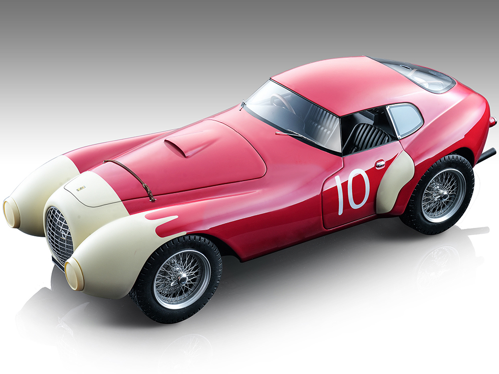 Ferrari 166/212 Uovo #10 Ignacio Lozano SCCA Bergstrom Air Force Base Texas (1954) Limited Edition to 55 pieces Worldwide Mythos Series 1/18 Model Car by Tecnomodel