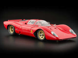 1969 Ferrari 312P Berlinetta Red 1/18 Diecast Car Model by CMC