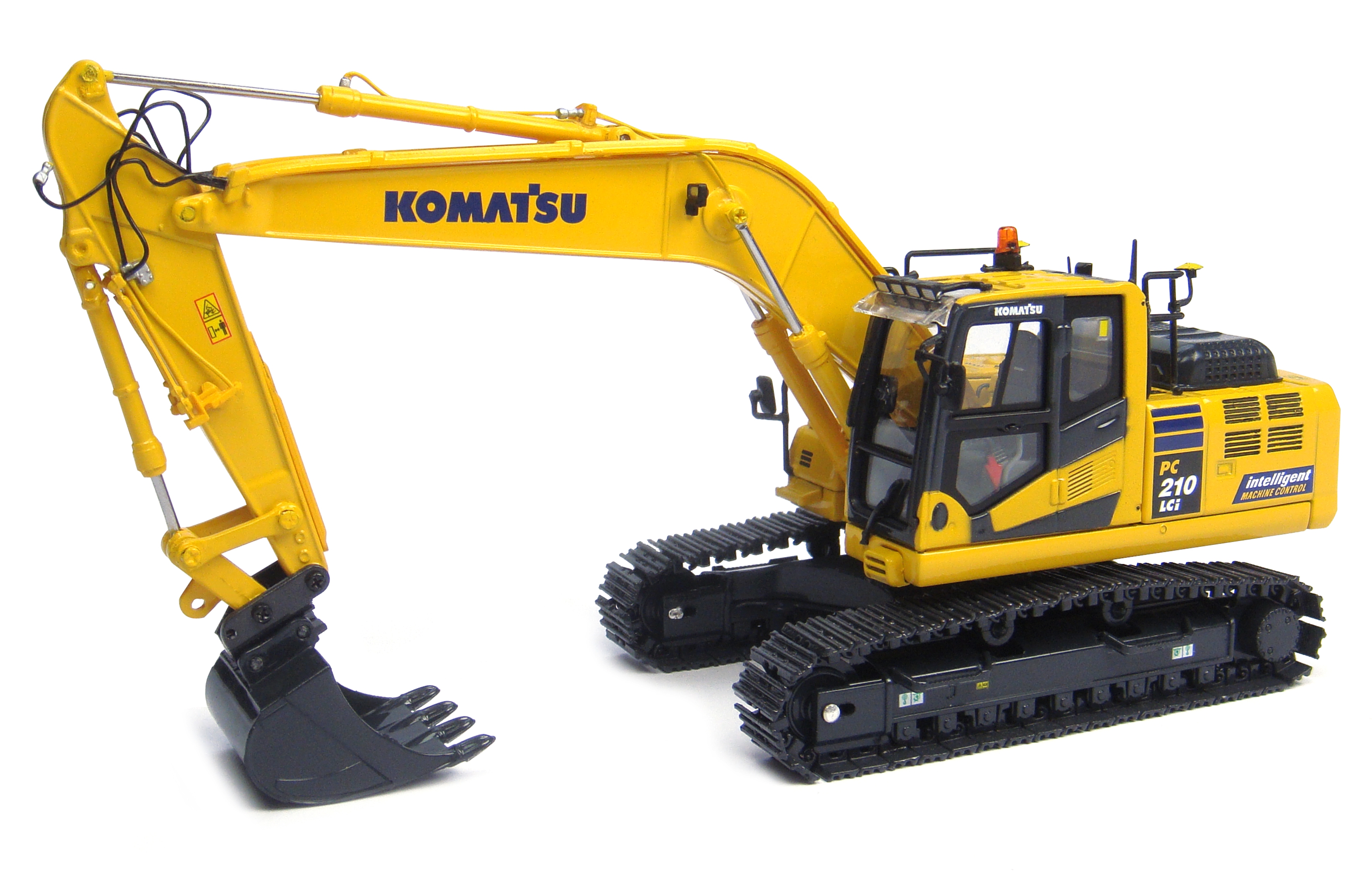 Komatsu Pc210lci-10 Tracked Excavator "intelligent Machine Control" Imc Edition 1/50 Diecast Model By Universal Hobbies