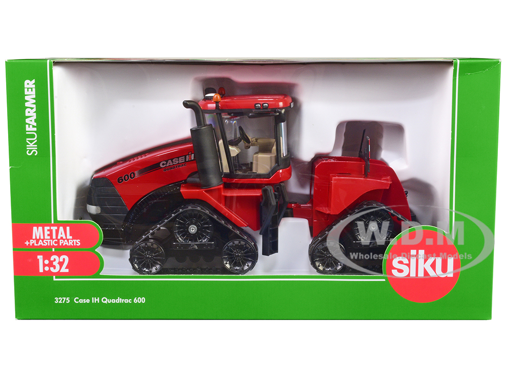 Case IH Quadtrac 600 Tractor Red 1/32 Diecast Model by Siku