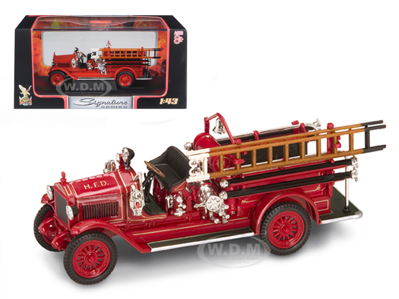 Image of 1923 Maxim C-1 Fire Engine Red 1/43 Diecast Model by Road Signature
