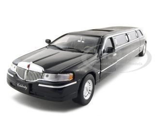 Lincoln Town Car Limousine Black 1/24 Diecast Model Car by Unique Replicas