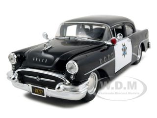 1955 Buick Century Police 1/26 Diecast Model Car By Maisto