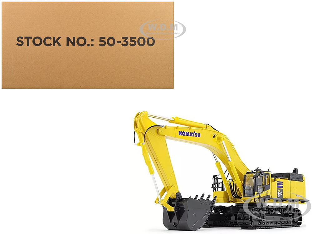 Komatsu PC900LC-11 Excavator Yellow 1/50 Diecast Model by First Gear