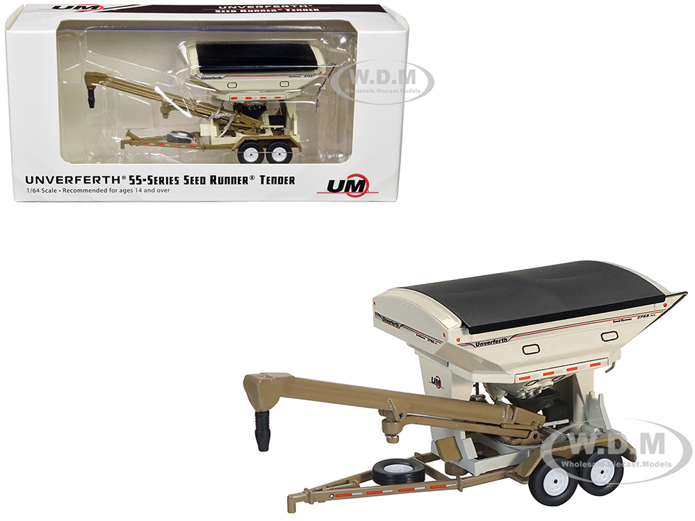 Unverferth 2755XL Seed Tender Beige and Light Brown 1/64 Diecast Model by SpecCast