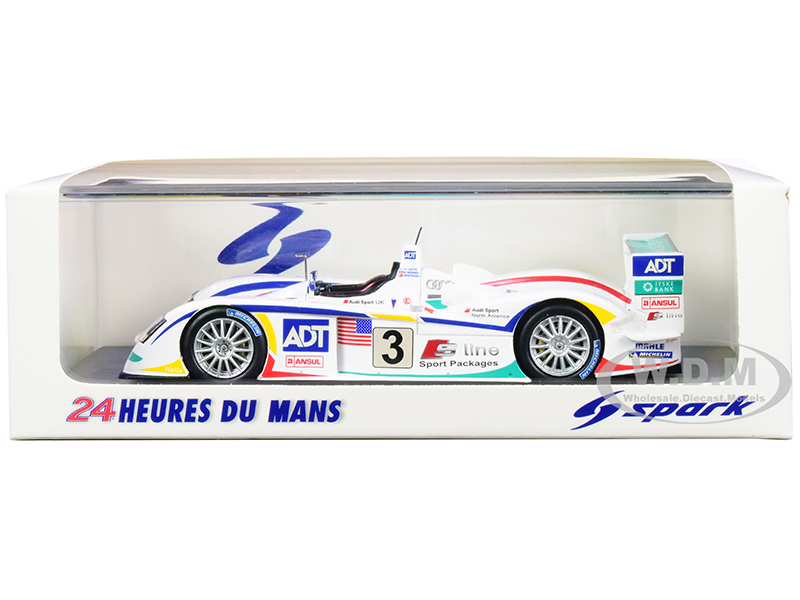 Image of Audi R8 3 JJ Lehto - M. Werner - T. Kristensen Winner 24 Hours of Le Mans (2005) 1/43 Model Car by Spark