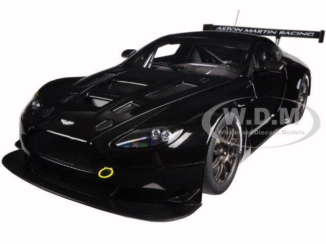 2013 Aston Martin Vantage V12 GT3 Black 1/18 Model Car by Autoart