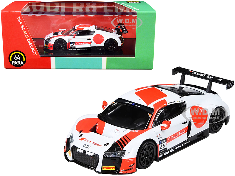 Audi R8 LMS 66 WRT 2018 Suzuka 10 Hours 1/64 Diecast Model Car By Paragon Models