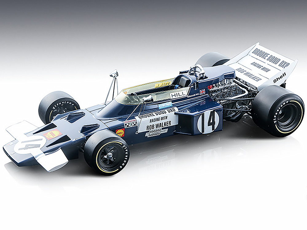 Lotus 72 14 Graham Hill Formula One F1 Mexican GP (1970) Limited Edition to 160 pieces Worldwide 1/18 Model Car by Tecnomodel