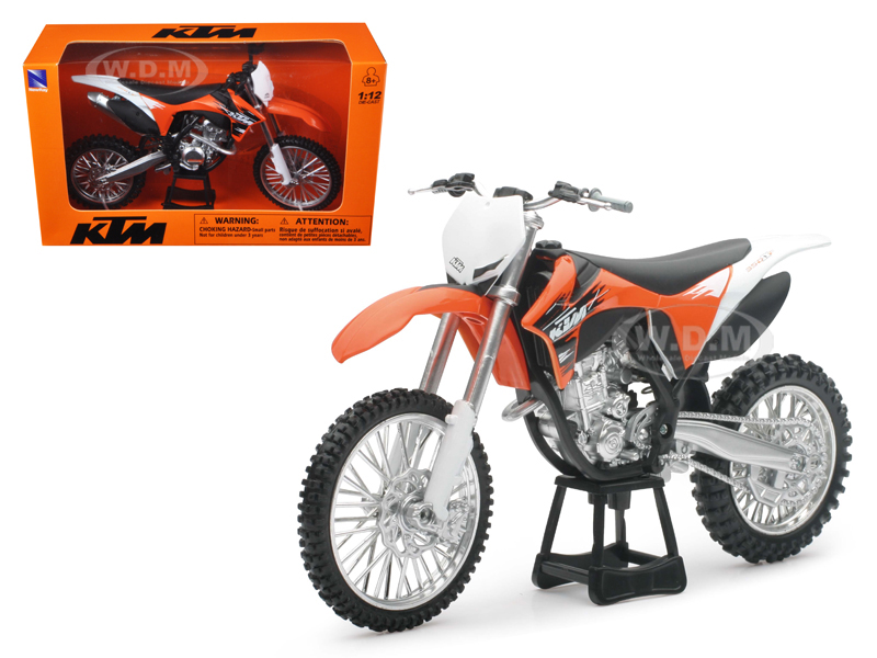 2011 KTM 350 SX-F Orange Dirt Bike Motorcycle 1/12 by New Ray