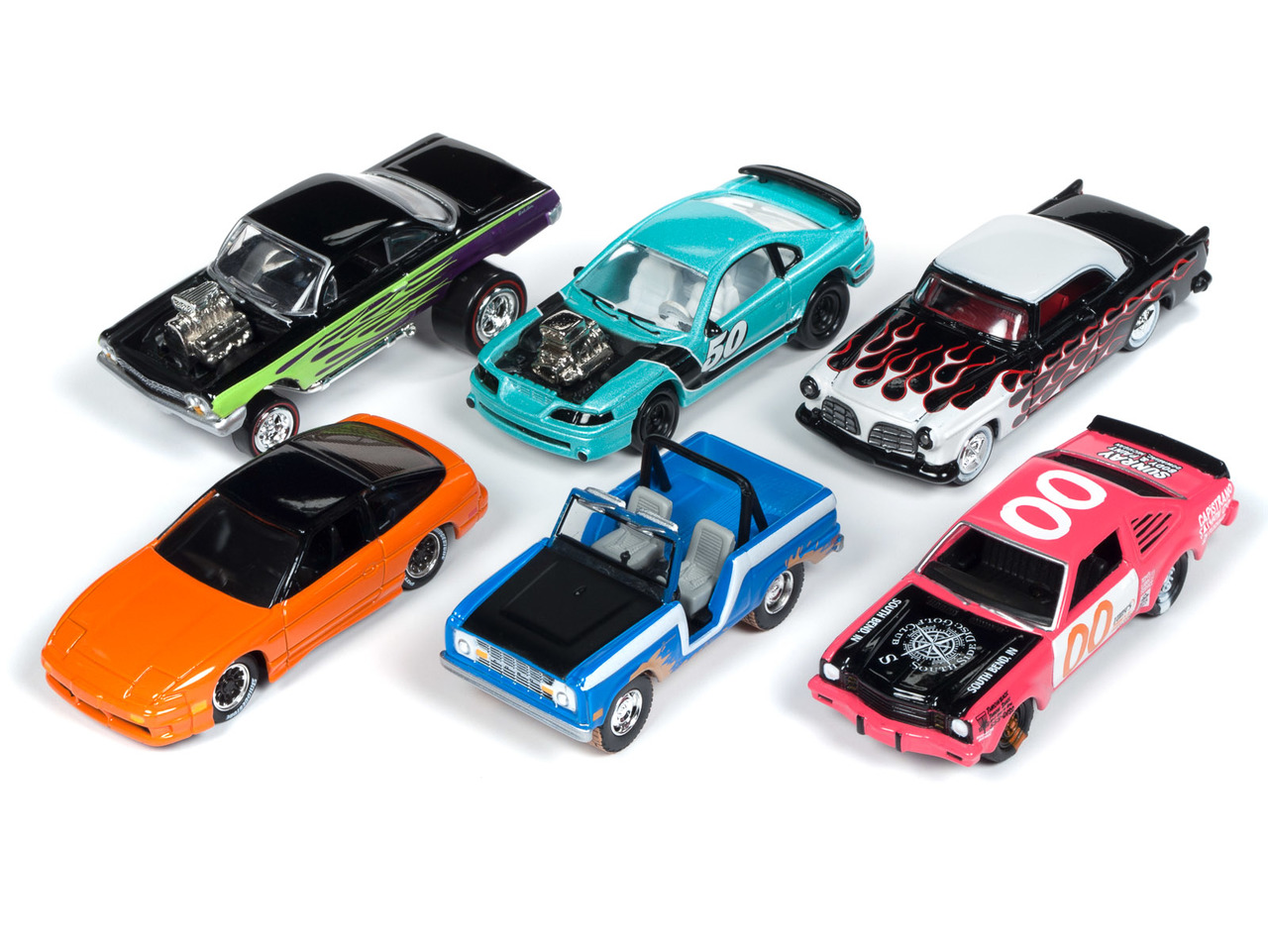 "Street Freaks" 2019 Release 1 Set A of 6 Cars Limited Edition to 3000 pieces Worldwide 1/64 Diecast Models by Johnny Lightning
