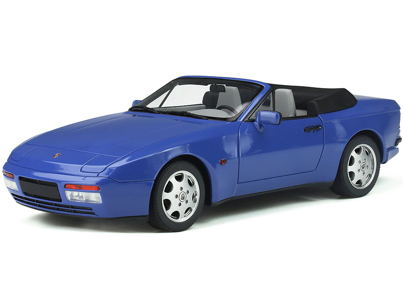 Image of Porsche 944 Turbo S2 Convertible Maritime Blue Limited Edition to 500 pieces Worldwide 1/18 Model Car by GT Spirit
