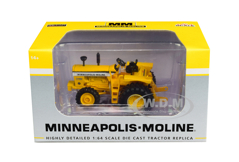 Minneapolis Moline G1000 Vista Tractor With Power Assist Yellow 1/64 Diecast Model By Speccast