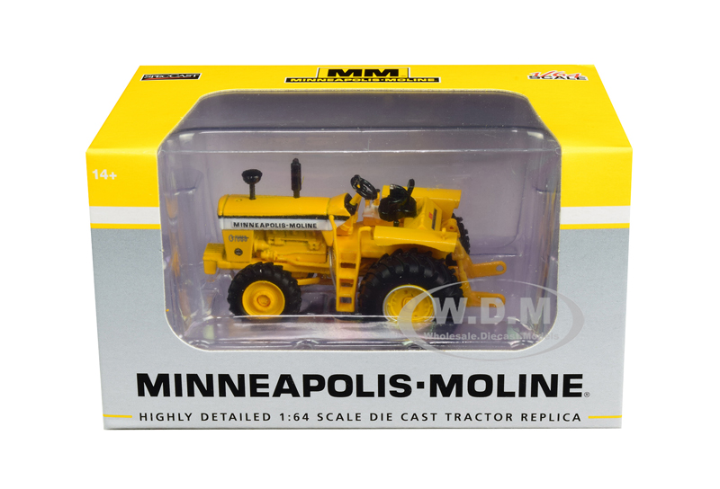 Image of Minneapolis Moline G1000 Vista Tractor with Power Assist Yellow 1/64 Diecast Model by SpecCast