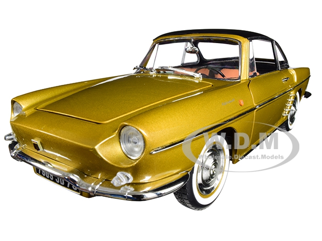 1959 Renault Floride Convertible Metallic Bahamas Yellow/ Gold 1/18 Diecast Model Car By Norev