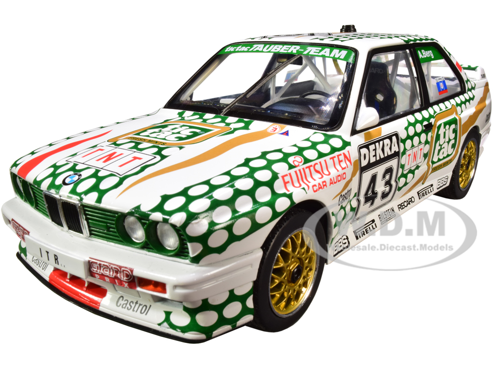 Image of BMW E30 M3 43 Allen Berg DTM Championship (1991) 1/18 Diecast Model Car by Solido