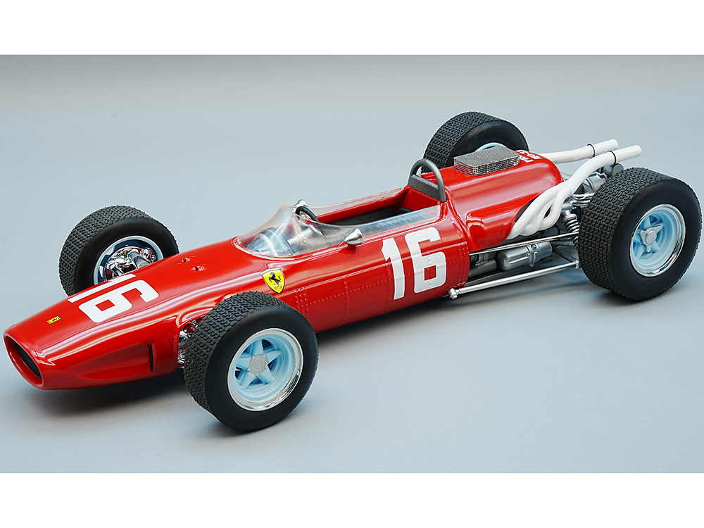 Ferrari 246 #16 Lorenzo Bandini 2nd Place Formula One F1 Monaco GP (1966) Mythos Series Limited Edition to 165 pieces Worldwide 1/18 Model Car by Tecnomodel