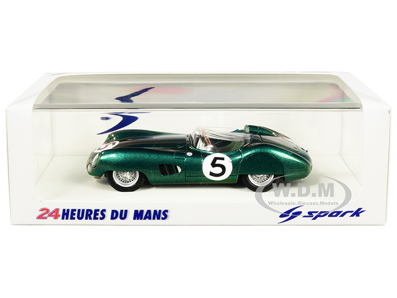 Image of Aston Martin DBR1 5 Roy Salvadori - Carroll Shelby Winner 24 Hours of Le Mans (1959) 1/43 Model Car by Spark